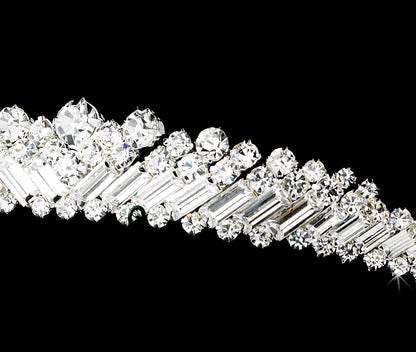 Princess Rhinestone Majesty Bridal Tiara Headpiece