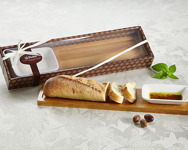 La Panetteria Bread Board with Dipping Dish