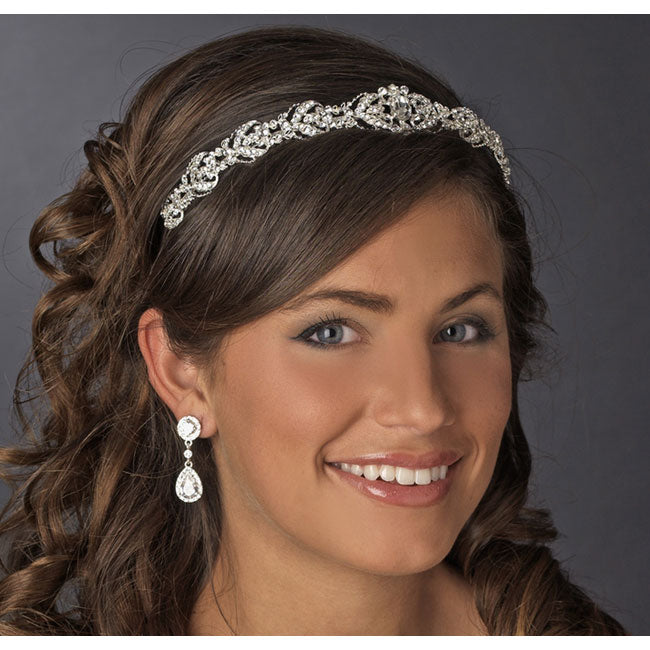 Vintage Silver Bridal Headband