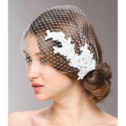 Handmade Tulle Birdcage Blusher Bridal Veil