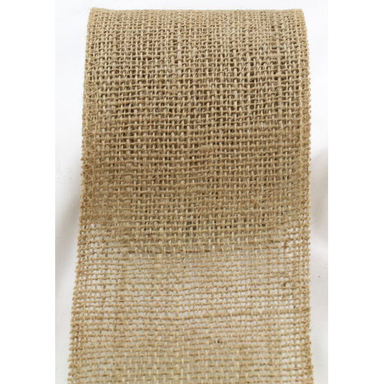 Burlap Ribbon Natural color High Quality 1.5 Inches Wide 10 Yard