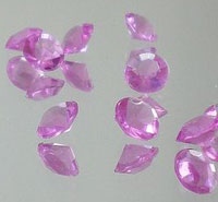 Diamond Confetti Table Decorations 1/2 carat 7 Colors Pack of 2000