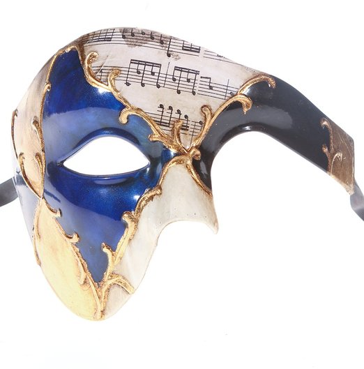 Men Phantom Of The Opera Half Face Masquerade Mask Gold Musical Masks 3 Colors