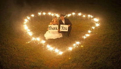 #20 Wedding Sparklers - 48 Wedding Sparklers Favors